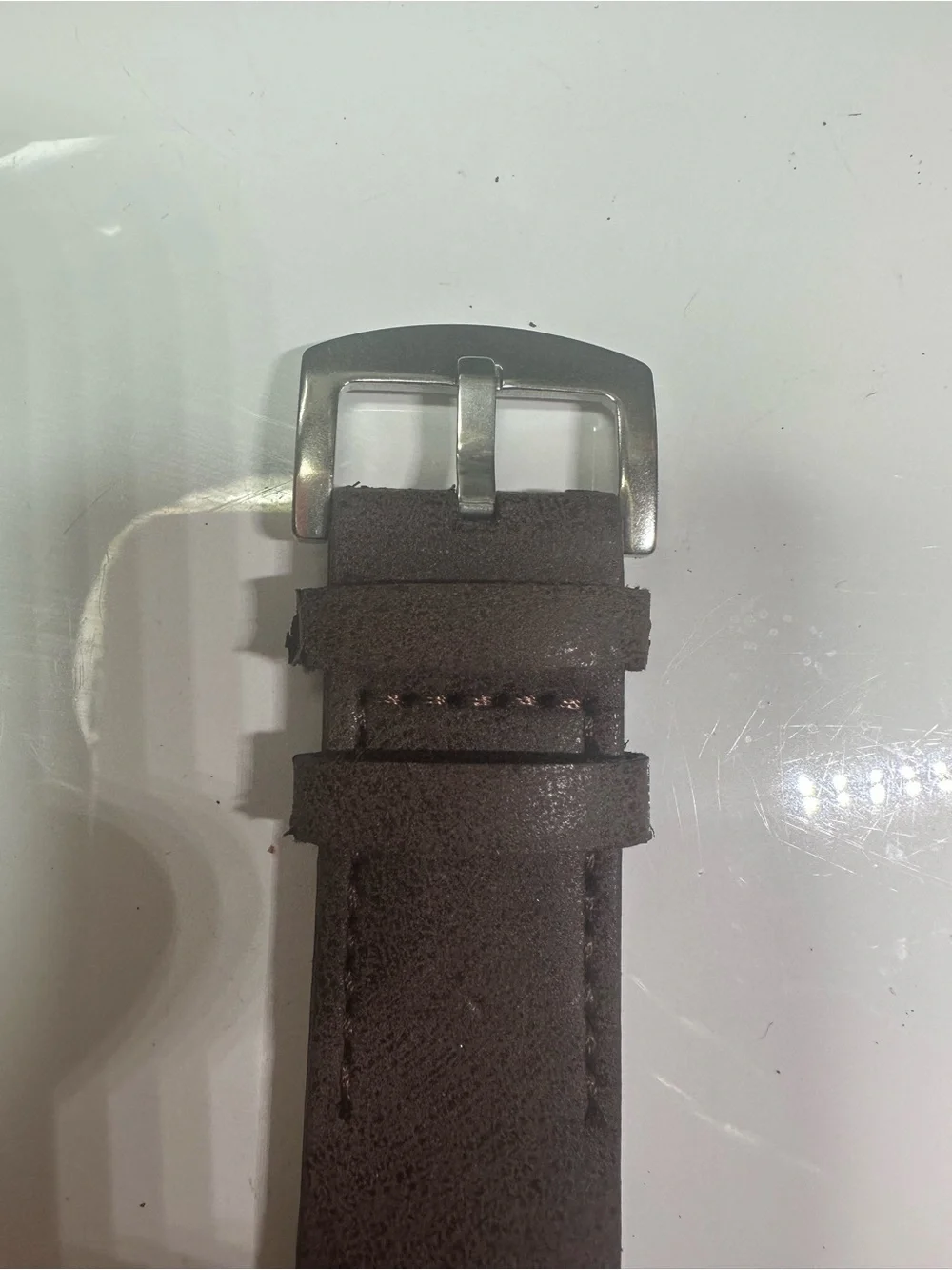 Men's Black Case Cream Dial Watch